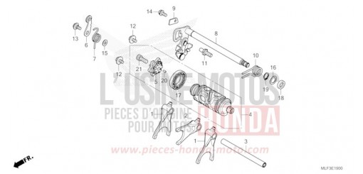 BARILLET DE SELECTION (NT1100A) NT1100AR de 2024